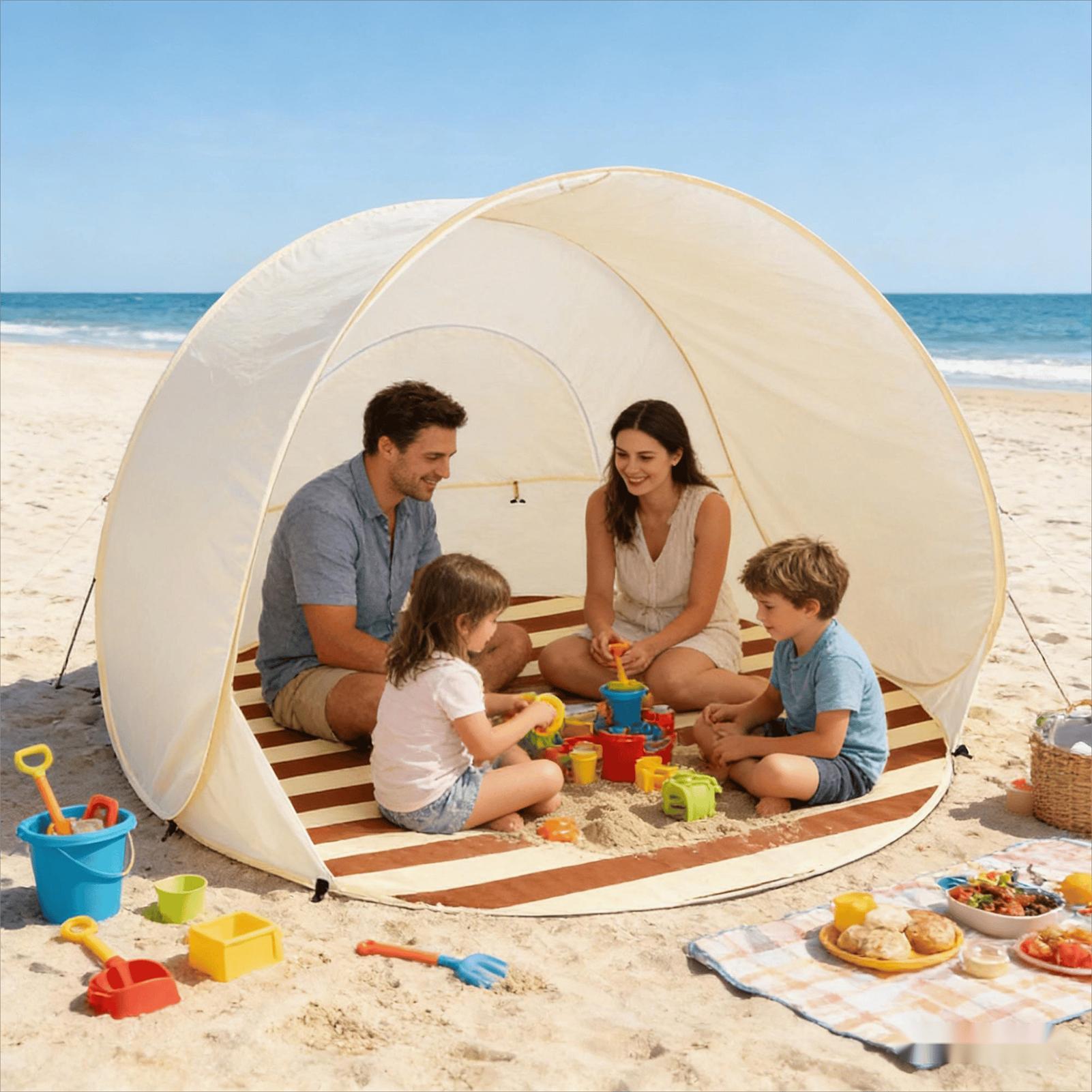 Portable Quick-opening Beach T - Outdoor Camping Dome reseña y precio