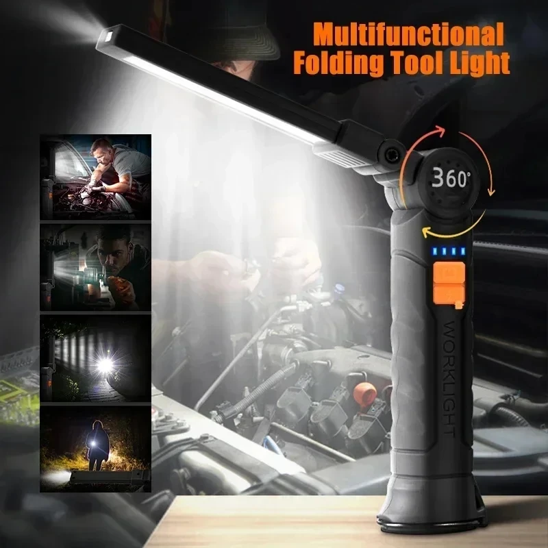 Portable COB LED Flashlight US - Battery Outdoor Camping reseña y precio