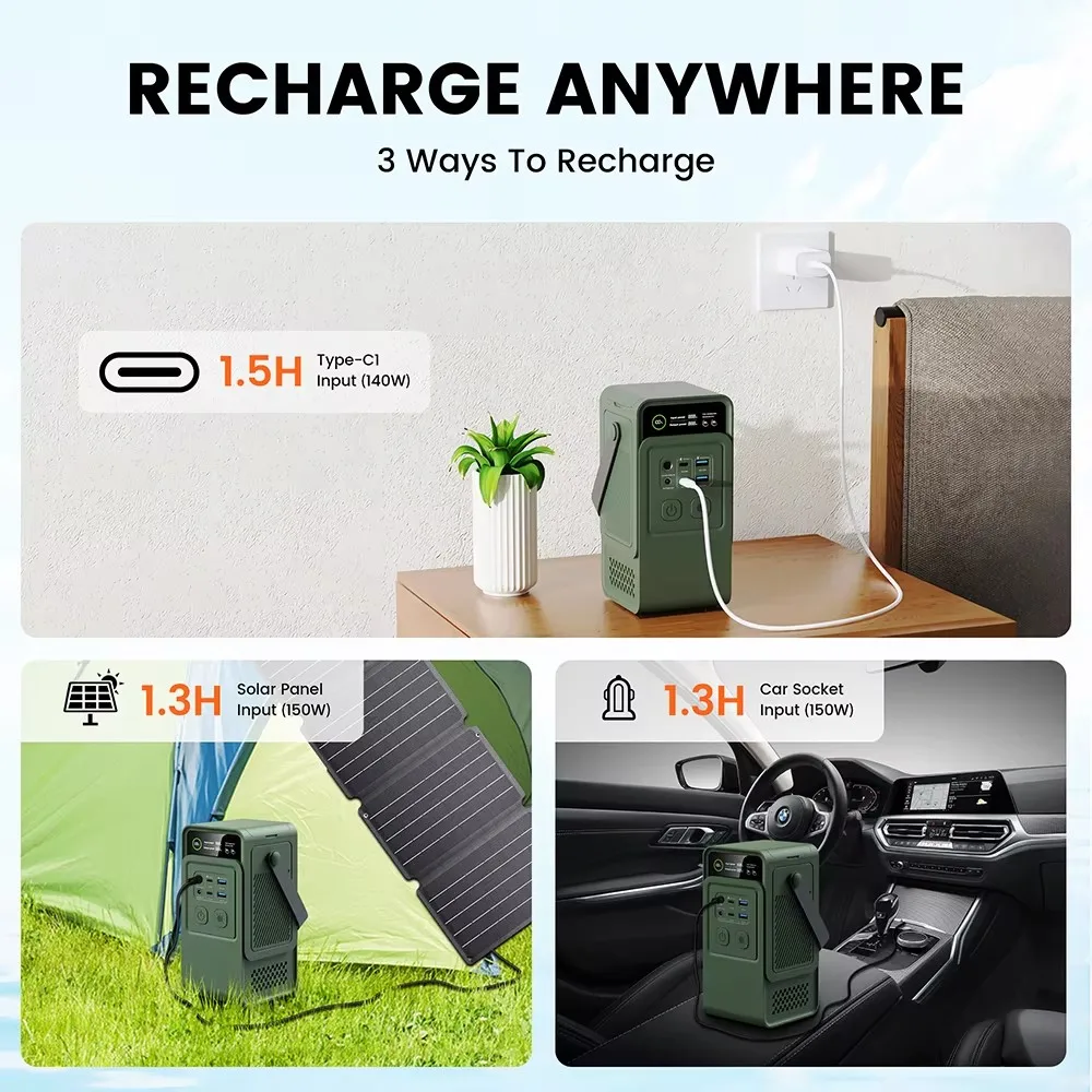 60000mAh 200W 192Wh Camping Po - Outdoor Camping Kit reseña y precio