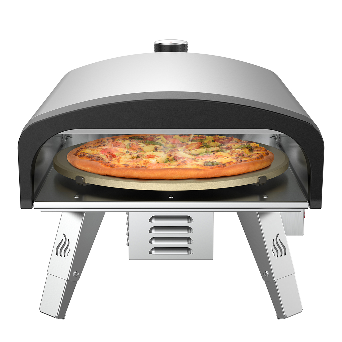 Pizza Oven With Stone Camping  - Outdoor Camping Oven reseña y precio