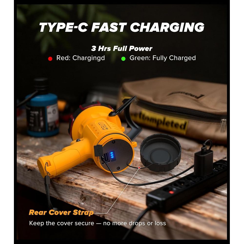 2-Pack Rechargeable 90,000 Lux - Battery Outdoor Camping reseña y precio