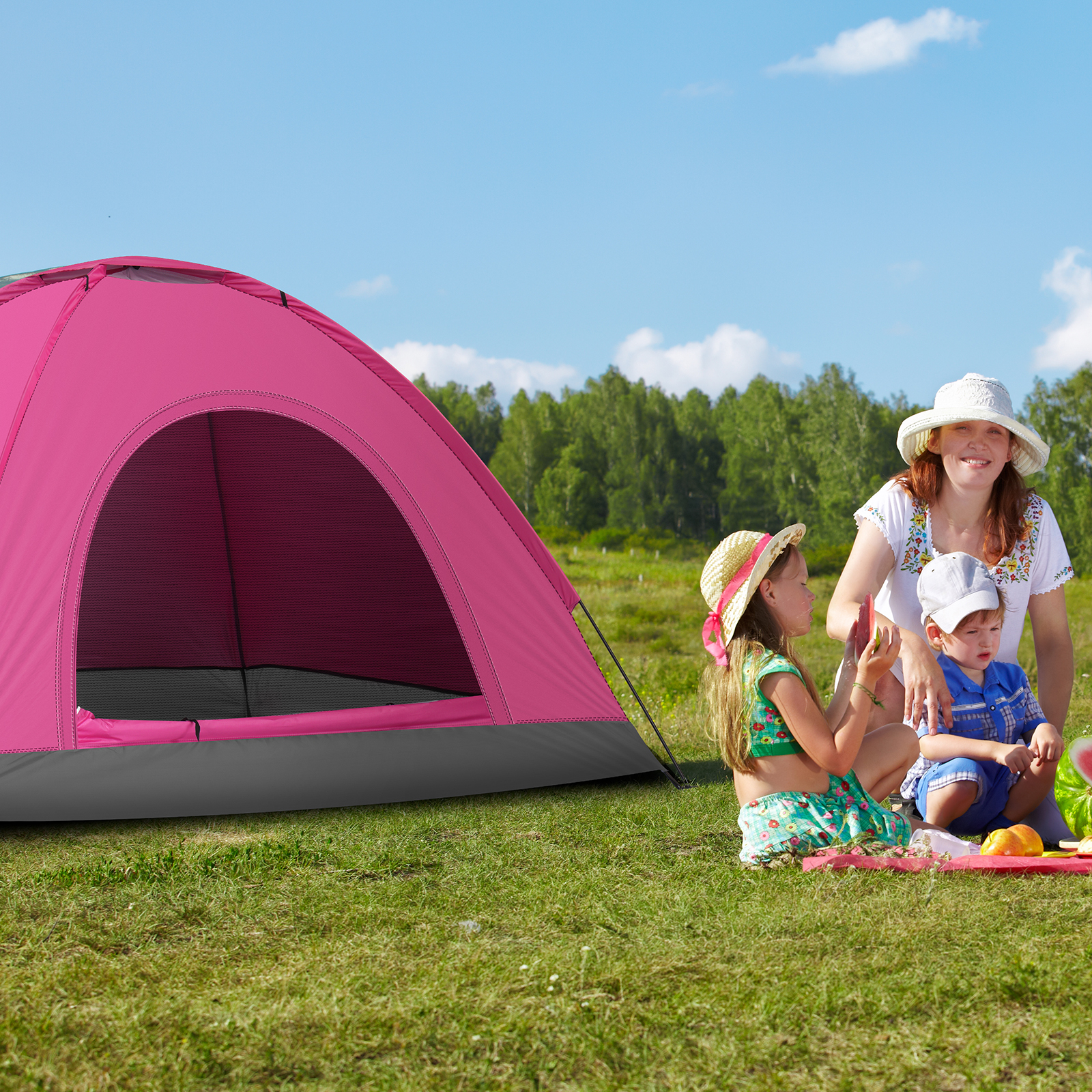 3 4 Person Camping Dome Tent W - Outdoor Camping Dome reseña y precio