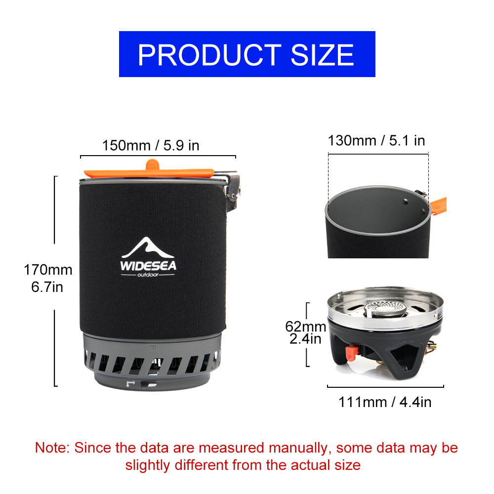 Widesea Camping Cooking System - Outdoor Camping Cooking Set reseña y precio