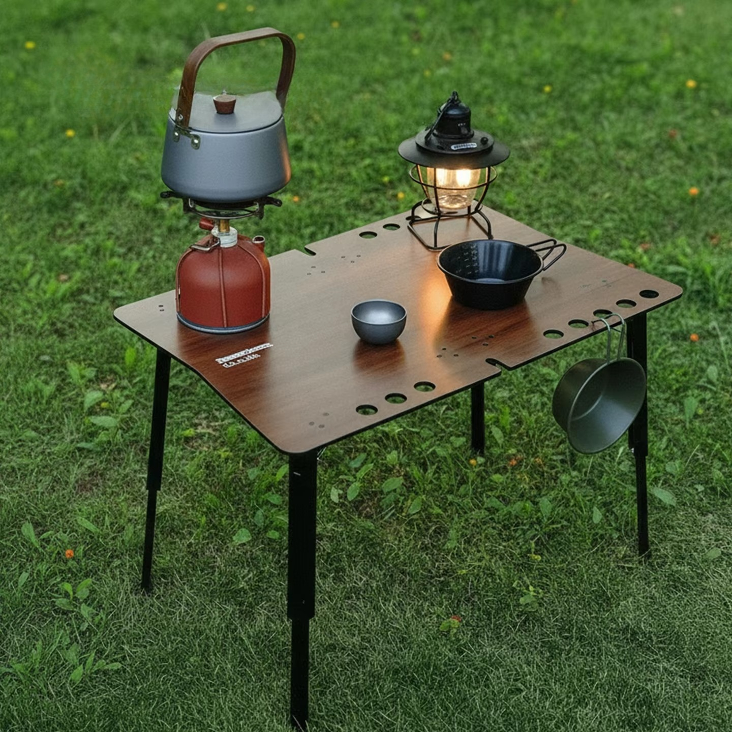 Outdoor Aluminum Folding Table - Outdoor Camping Cooking Table reseña y precio