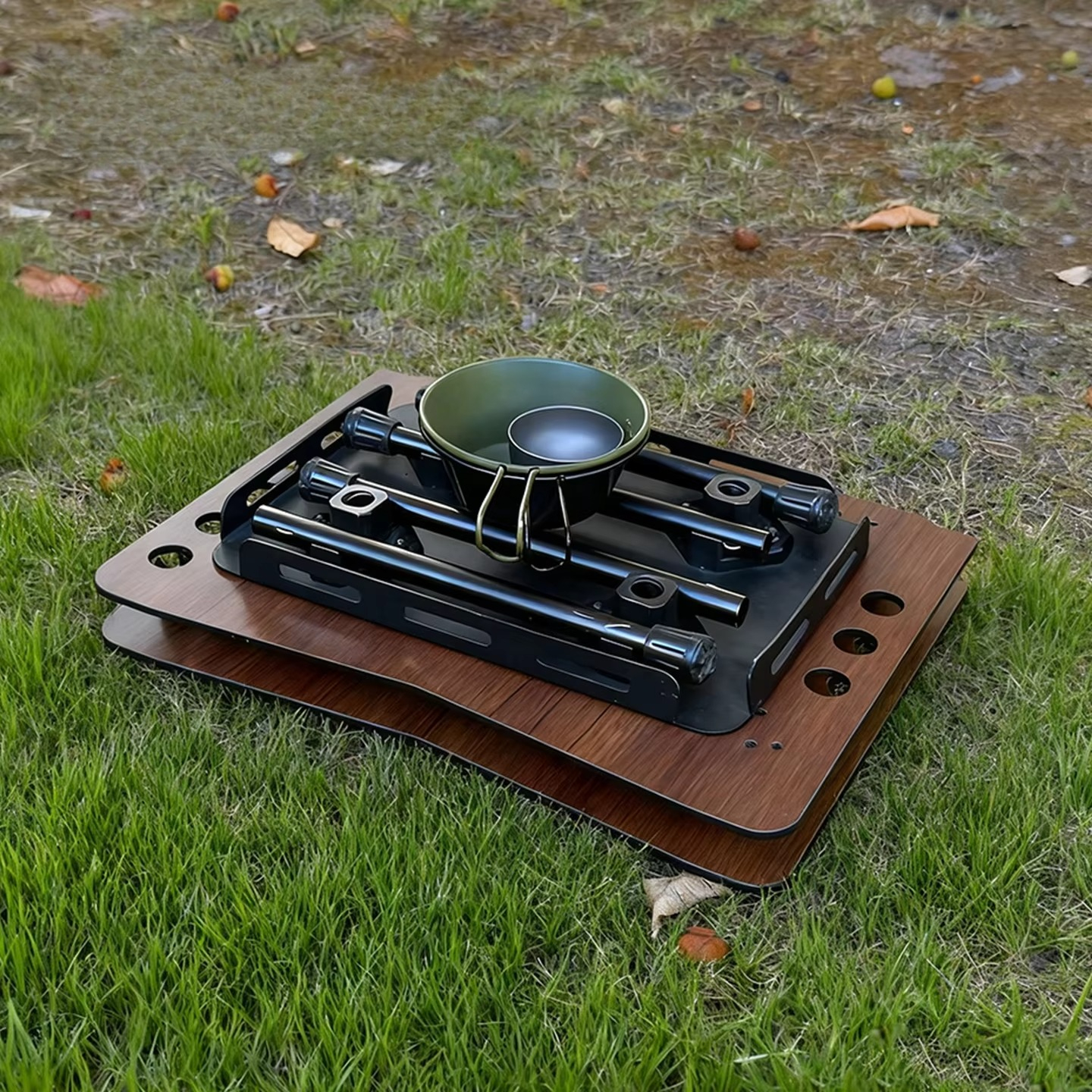 Outdoor Aluminum Folding Table - Outdoor Camping Cooking Table reseña y precio