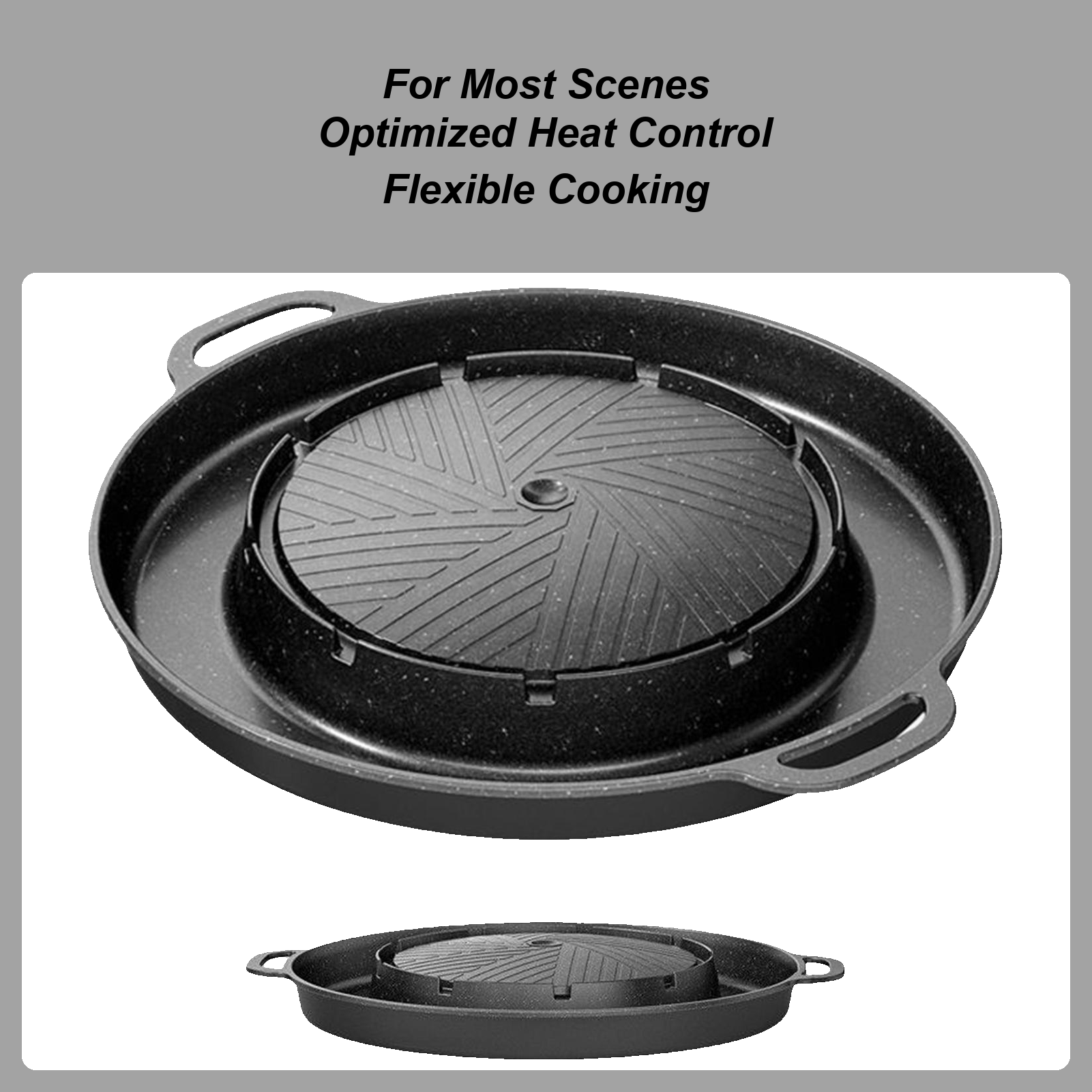 2-in-1 Grill & Hot Pan for Sto - Outdoor Camping Cooking Table reseña y precio
