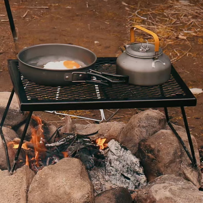 Outdoor Grid Folding Table Mul - Outdoor Camping Cooking Table reseña y precio