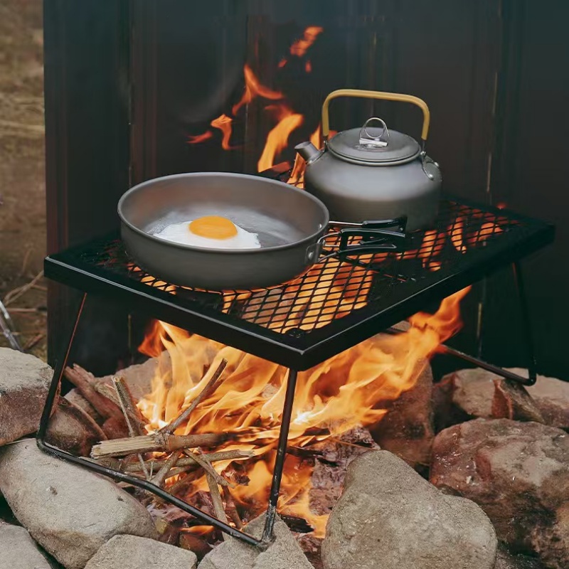 Outdoor Grid Folding Table Mul - Outdoor Camping Cooking Table reseña y precio