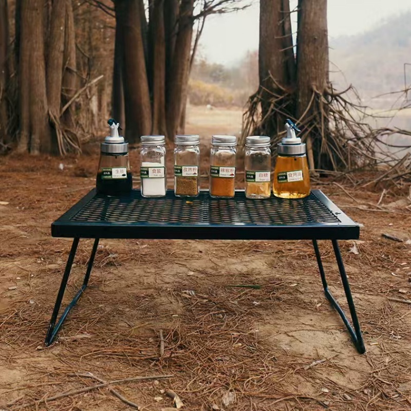 Outdoor Grid Folding Table Mul - Outdoor Camping Cooking Table reseña y precio