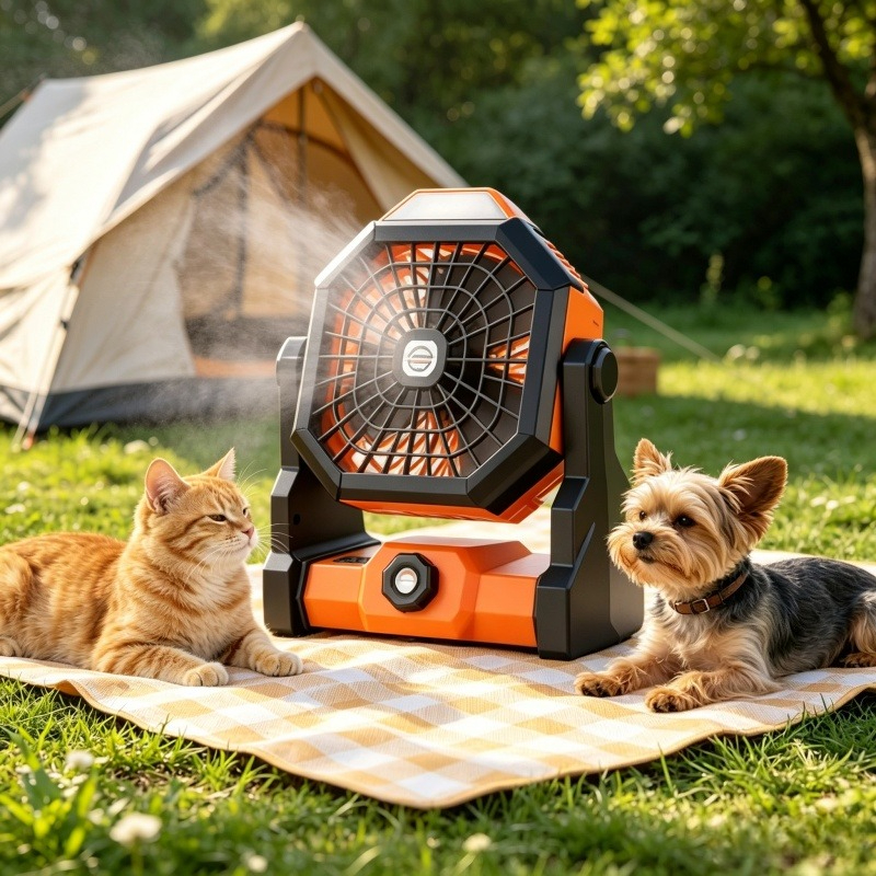 7800mAh Portable Rechargeable  - Outdoor Camping Fan reseña y precio