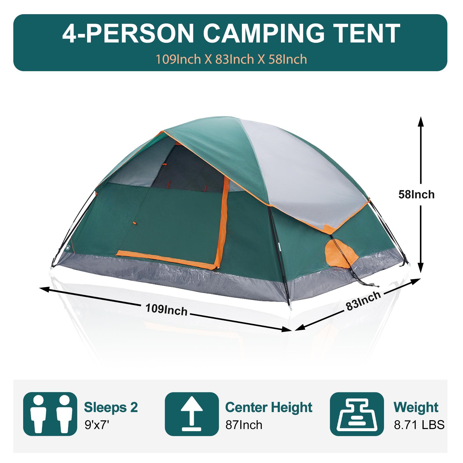 【Deals For You】2/4 Person Wate - Outdoor Camping Dome reseña y precio