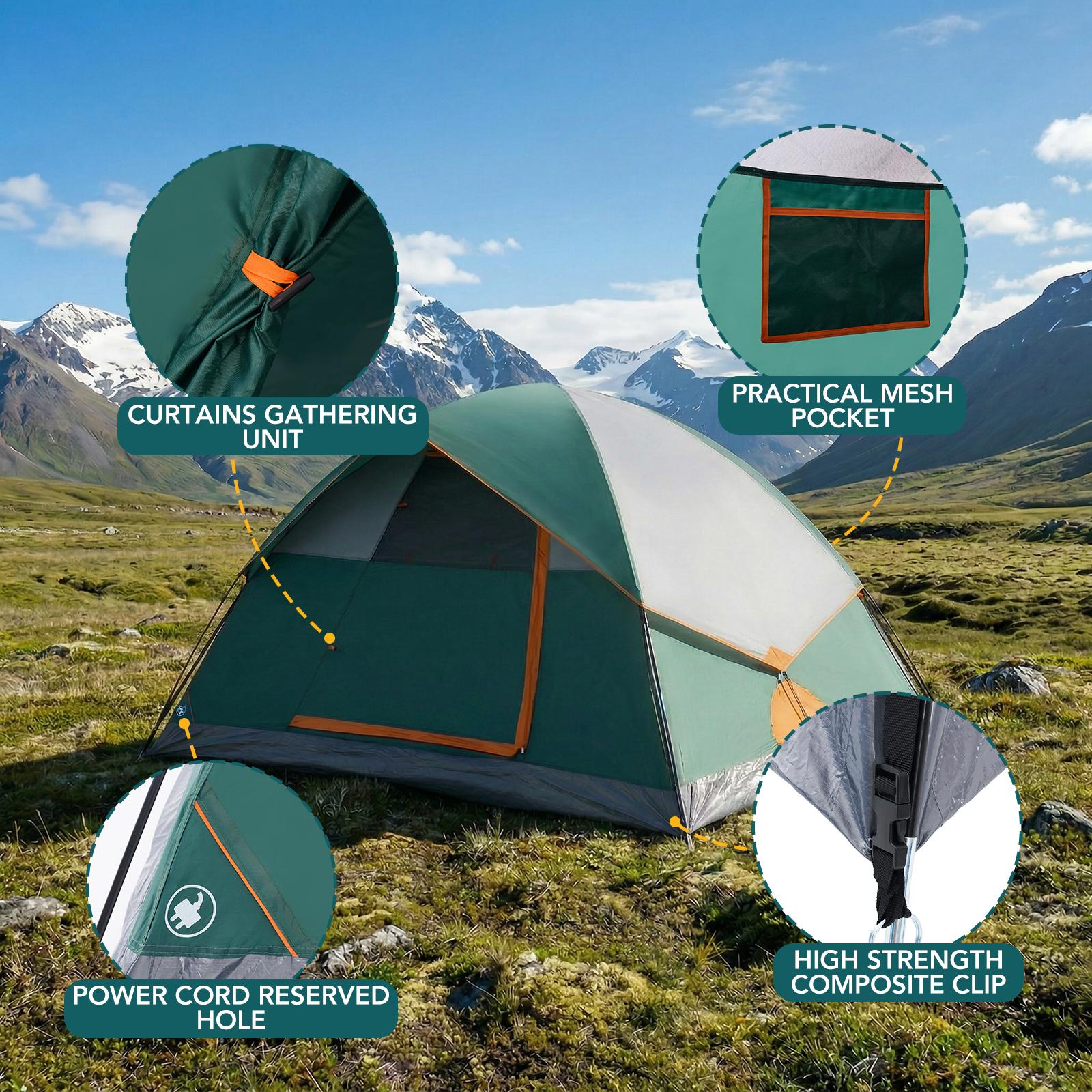 【Deals For You】2/4 Person Wate - Outdoor Camping Dome reseña y precio