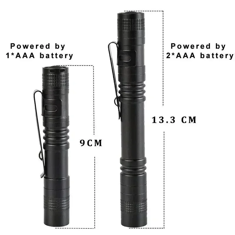 Portable Mini LED Pen Flashlig - Battery Outdoor Camping reseña y precio