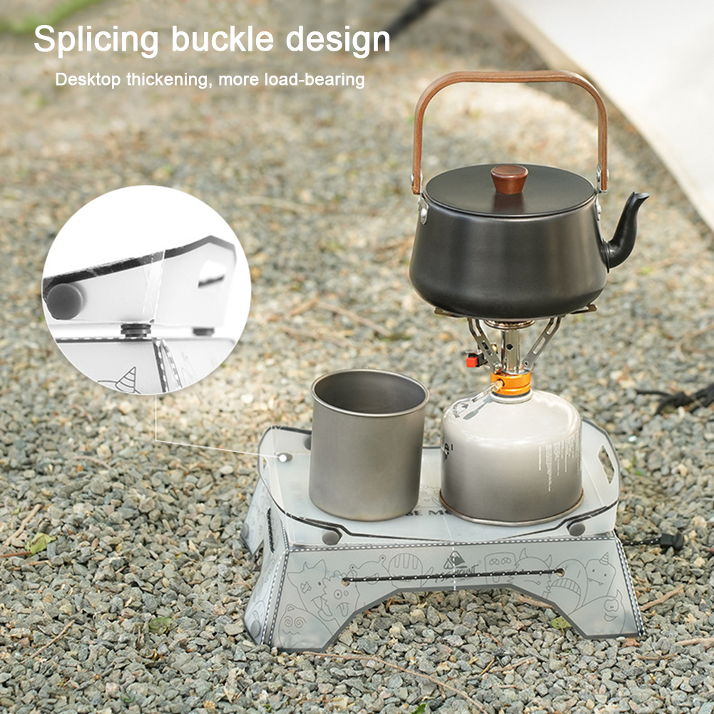 Portable Foldable Mini Camping - Outdoor Camping Cooking Table reseña y precio