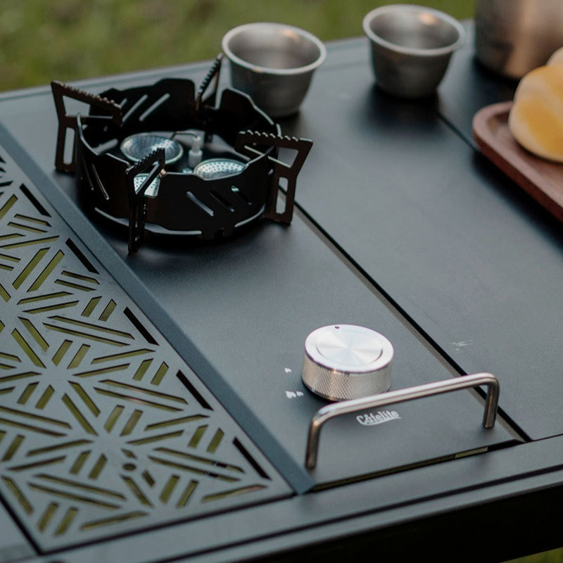 Mini Split Gas Stove Half Unit - Outdoor Camping Cooking Table reseña y precio