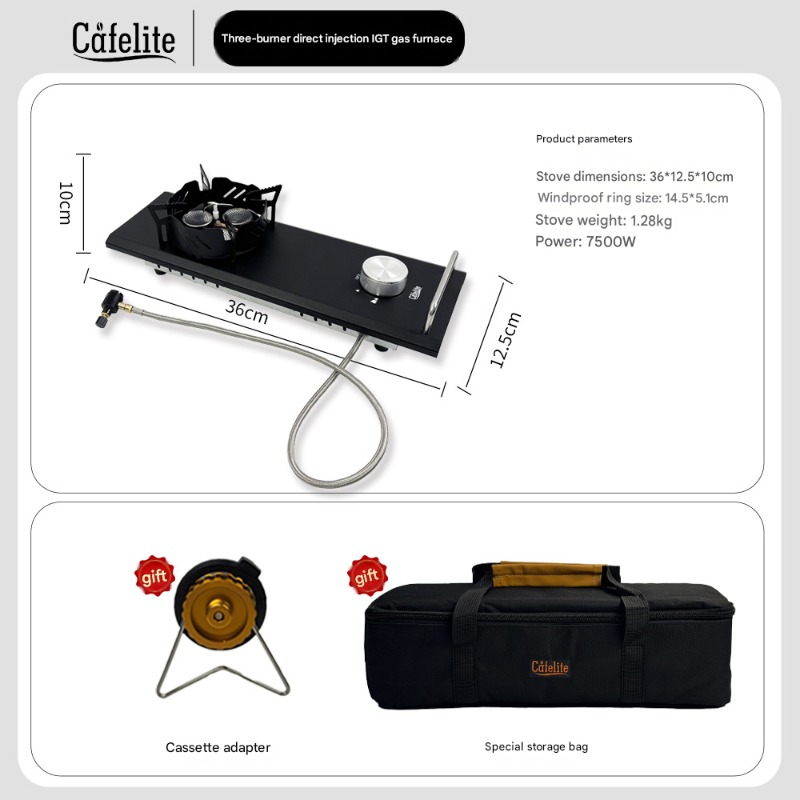 Mini Split Gas Stove Half Unit - Outdoor Camping Cooking Table reseña y precio