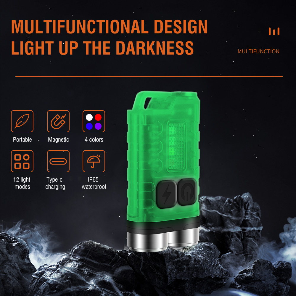 V3 EDC Flashlight Mini Keychai - Outdoor Camping Adventure reseña y precio