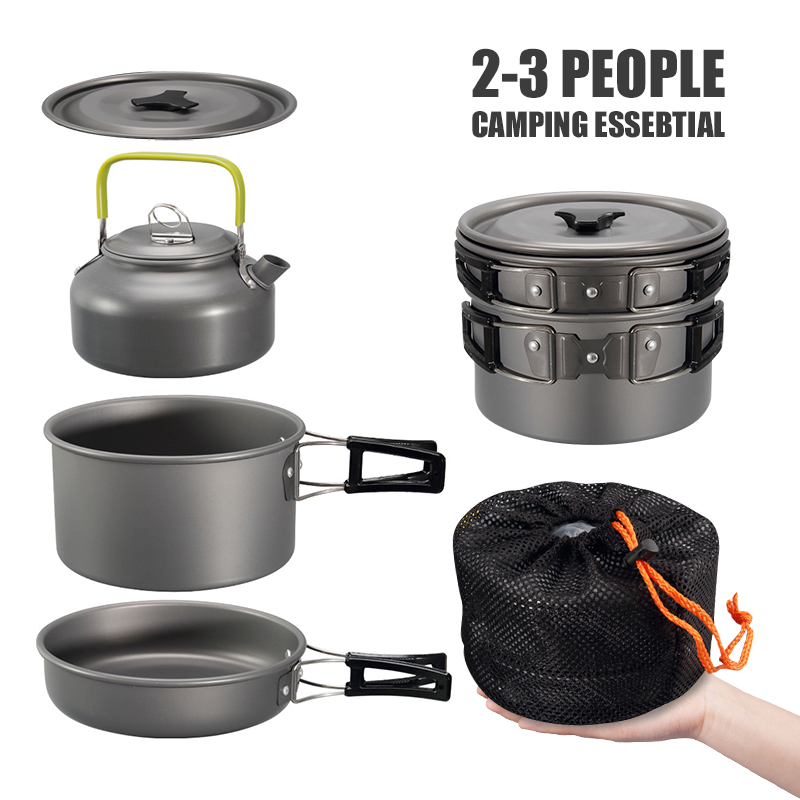 WESTTUNE Camping Cookware Kit  - Outdoor Camping Cooking Set reseña y precio
