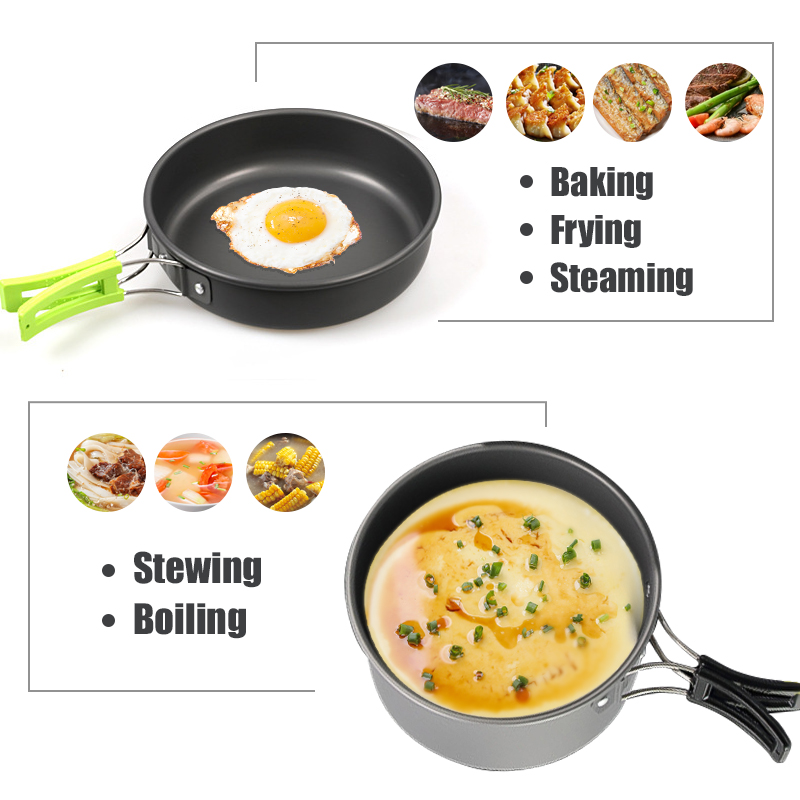 WESTTUNE Camping Cookware Kit  - Outdoor Camping Cooking Set reseña y precio