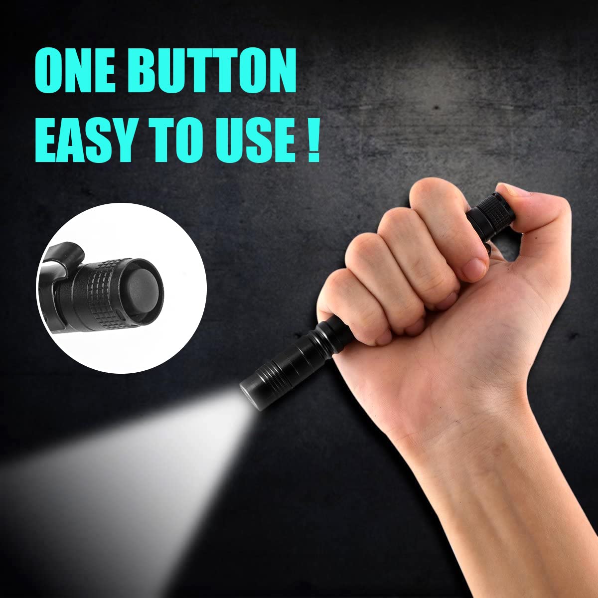 Portable Mini LED Pen Flashlig - Outdoor Camping Adventure reseña y precio