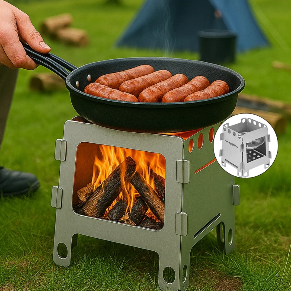 Camping Furnace Wood Stove Alc - Outdoor Camping Stove Wood reseña y precio