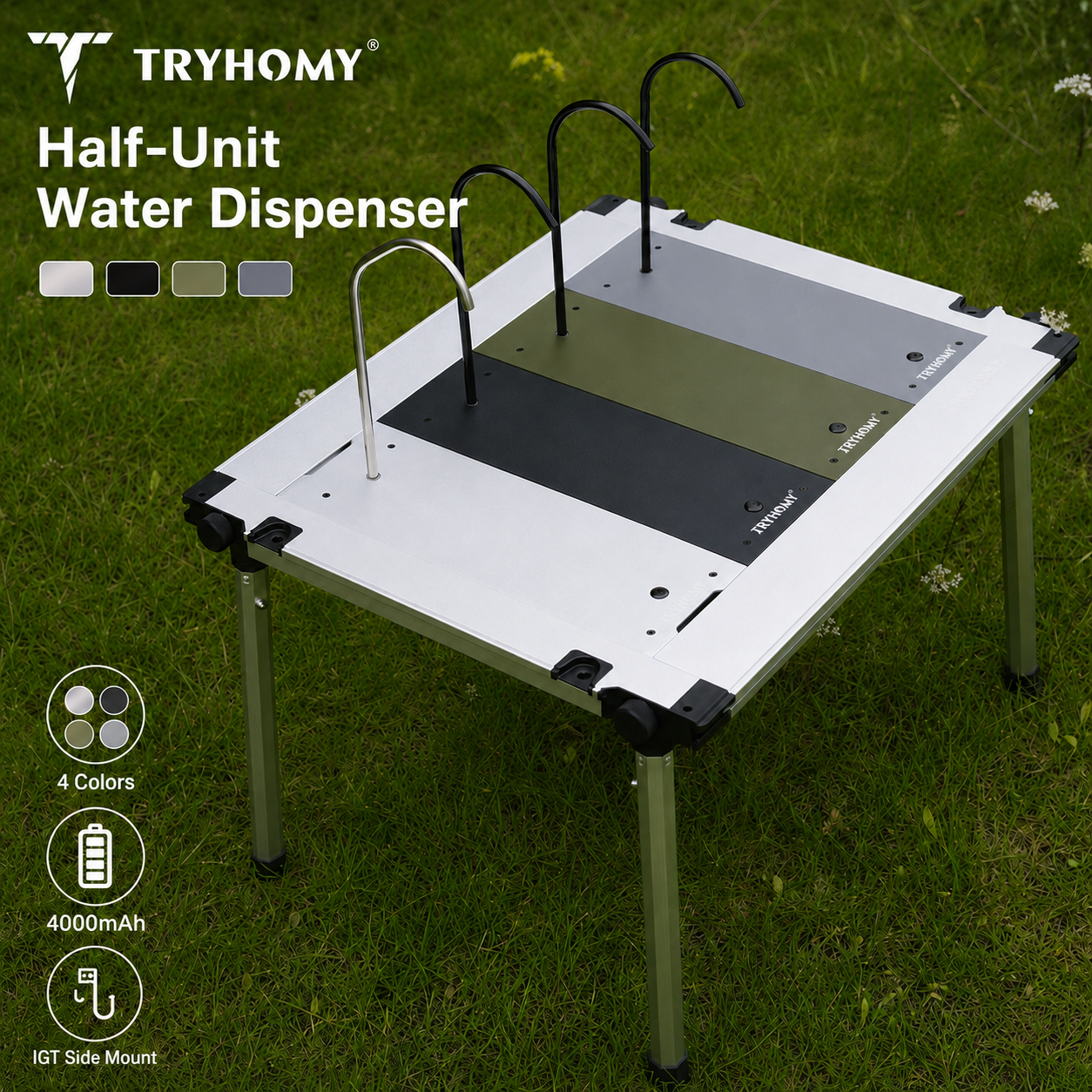 Semi-Unit Outdoor Water Dispen - Outdoor Camping Cooking Table reseña y precio