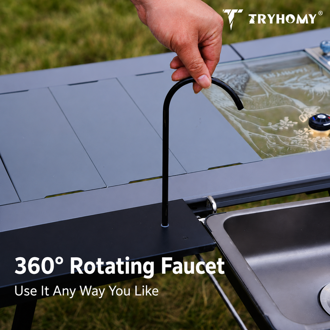 Semi-Unit Outdoor Water Dispen - Outdoor Camping Cooking Table reseña y precio