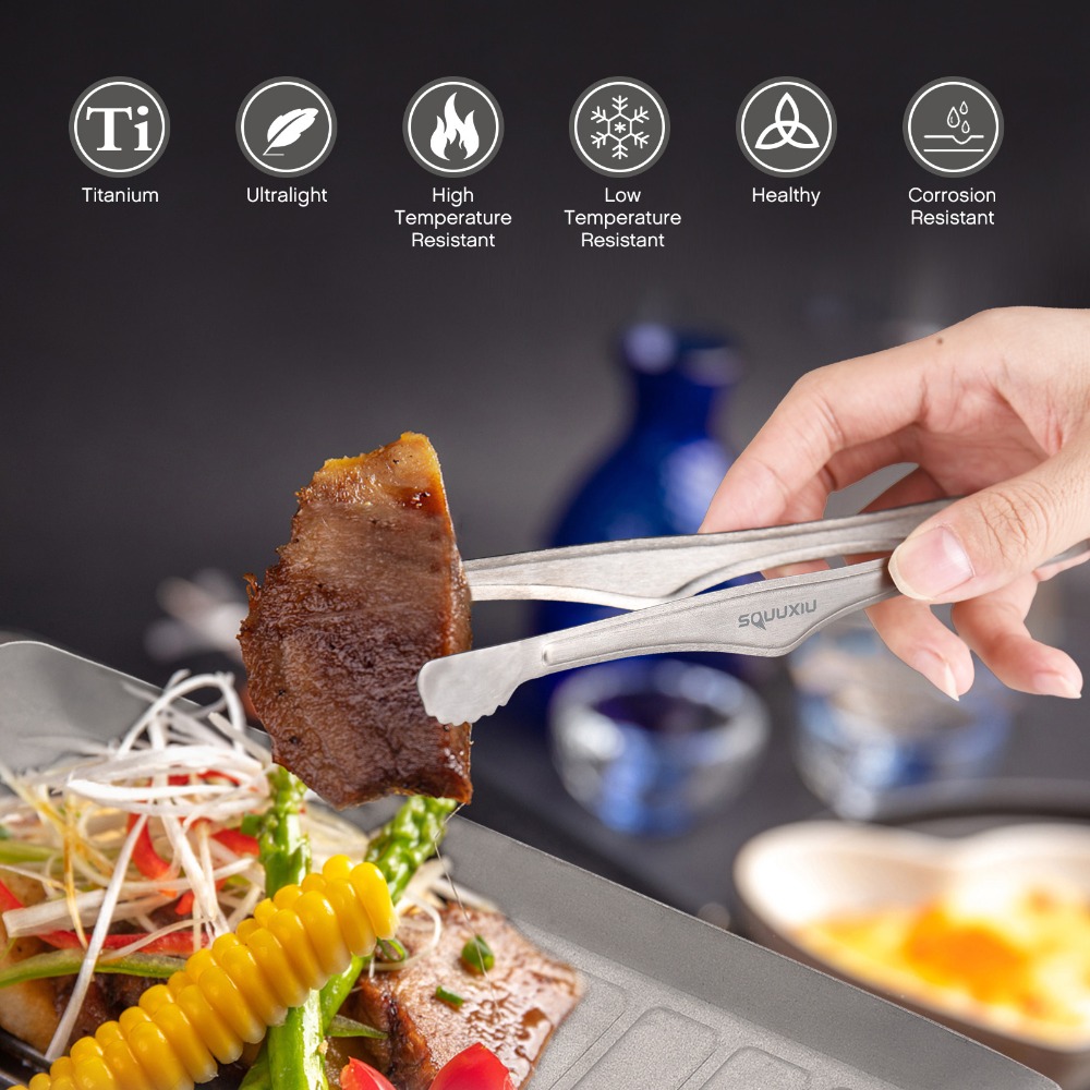 Durable Titanium Camping Grill - Outdoor Camping Cooking Set reseña y precio