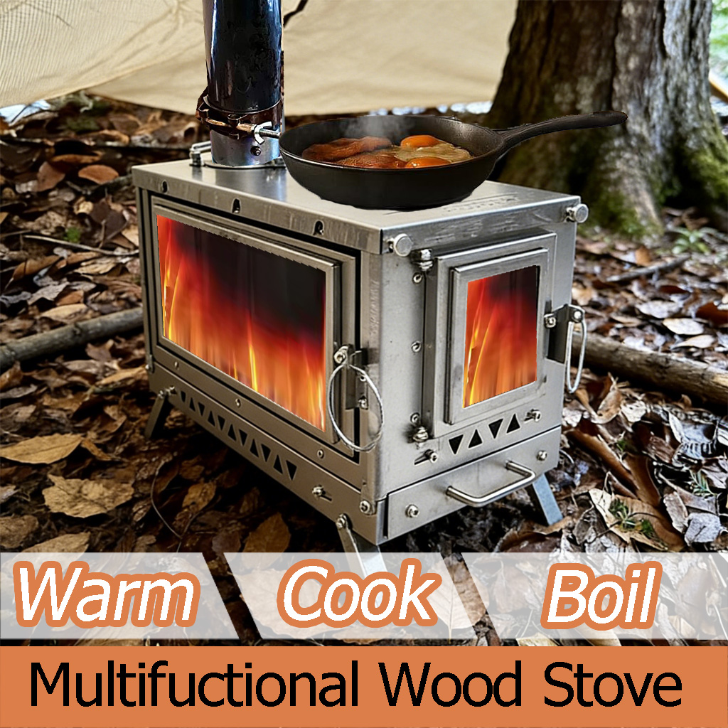 DANCHEL OUTDOOR T3 Titanium Al - Outdoor Camping Stove Wood reseña y precio