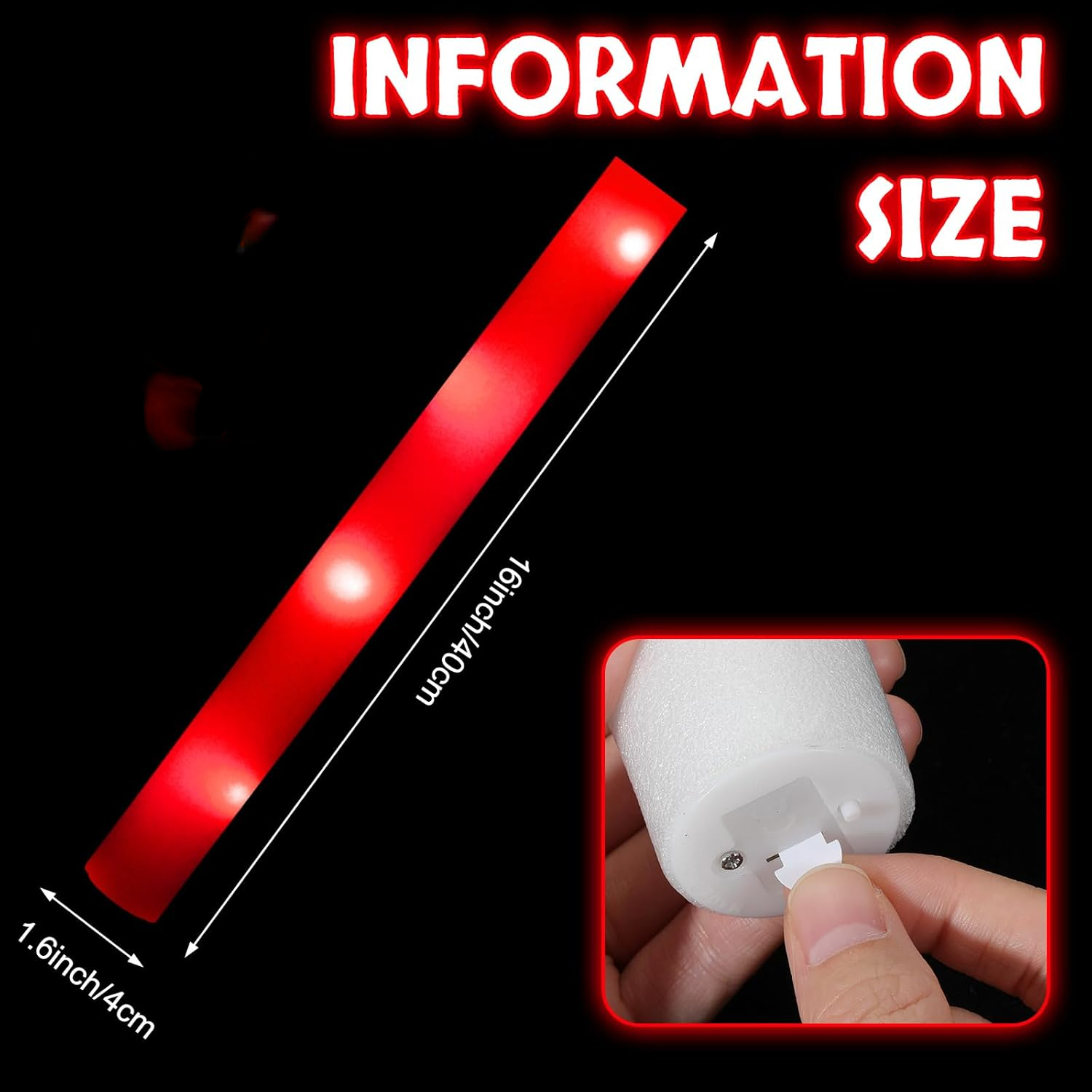 20/30pcs LED Glow Cheer Sticks - Glow Sticks Survival reseña y precio