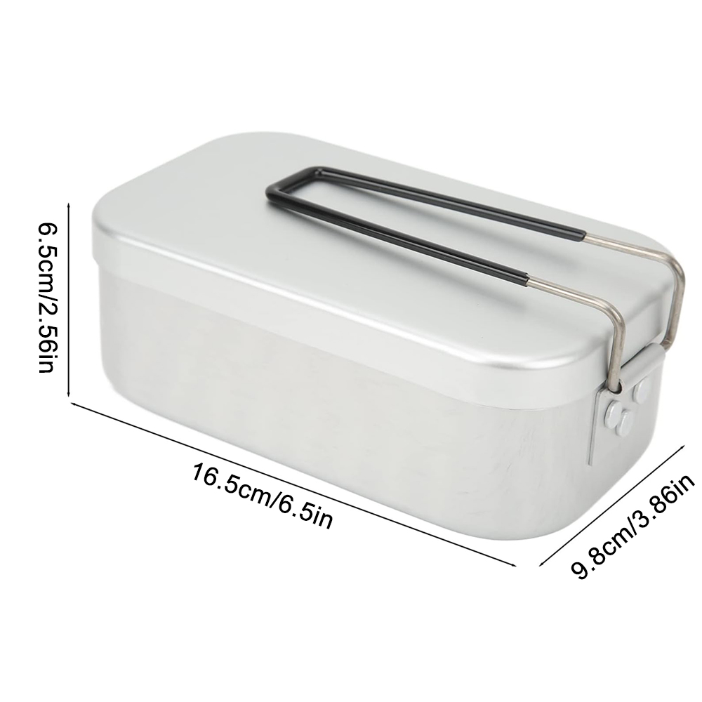 800ML Aluminum Lunch Boxes Out - Outdoor Camping Cooking Set reseña y precio