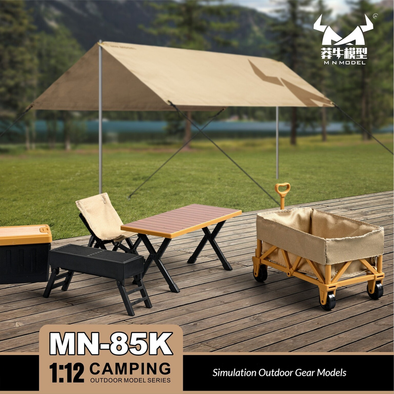 Mn Model Mn-85k 1:12 Scale Sim - Outdoor Camping Kit reseña y precio