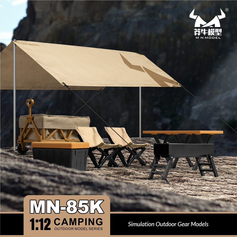 Mn Model Mn-85k 1:12 Scale Sim - Outdoor Camping Kit reseña y precio
