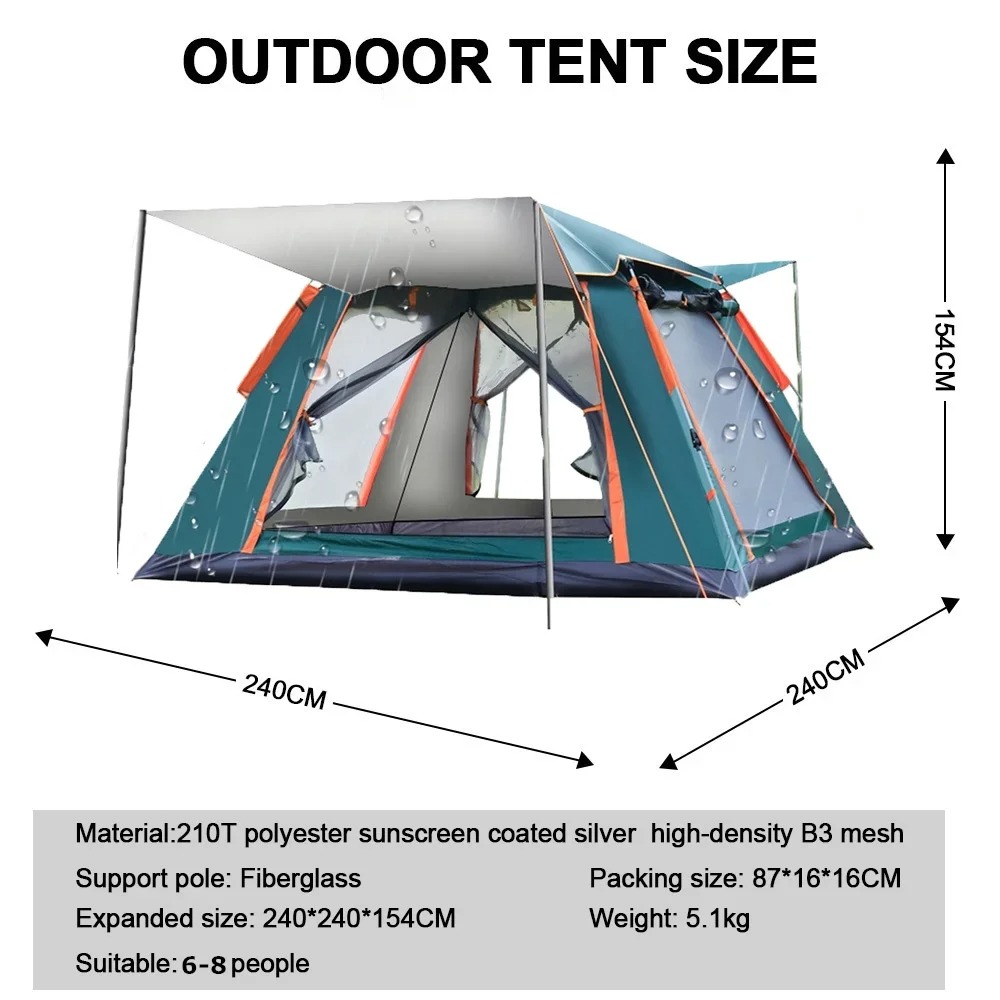 Goture Waterproof Automatic Te - Outdoor Camping Dome reseña y precio