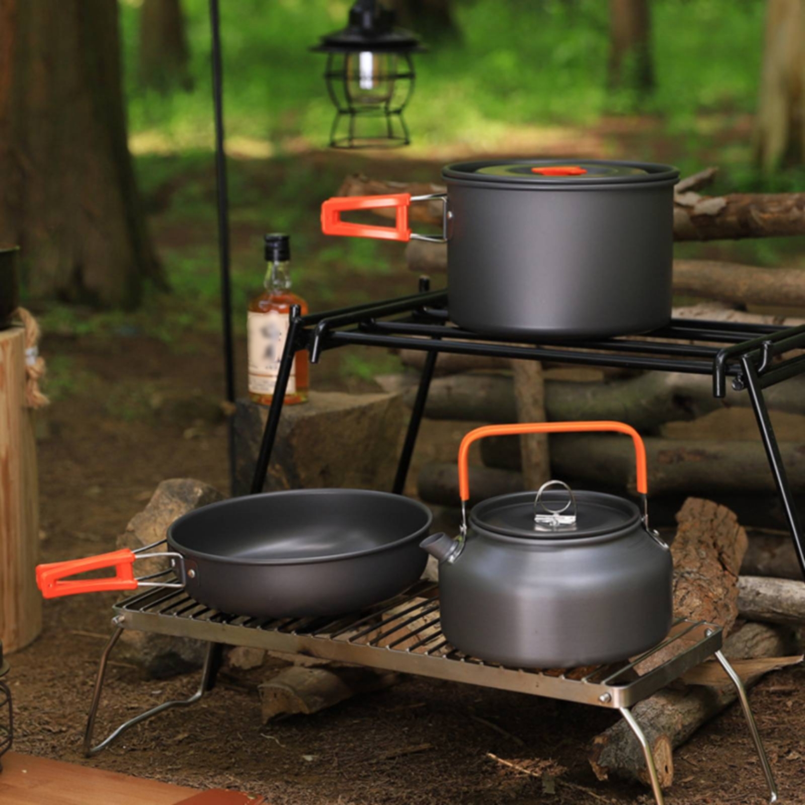 Camping Pot and Kettle Set Nes - Outdoor Camping Cooking Set reseña y precio