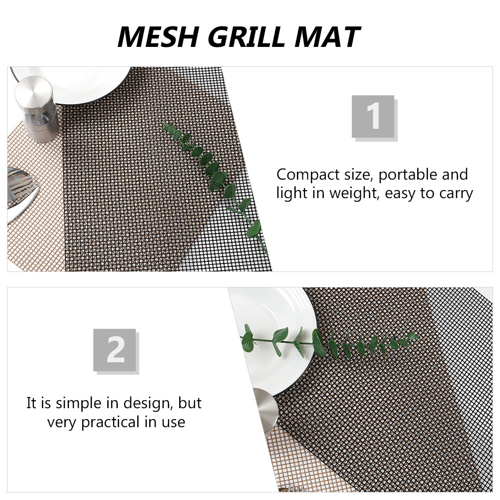 2Pcs Bbq Grill Mesh Mat Non-St - Outdoor Gas Stove reseña y precio