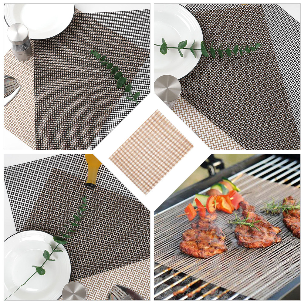 2Pcs Bbq Grill Mesh Mat Non-St - Outdoor Gas Stove reseña y precio
