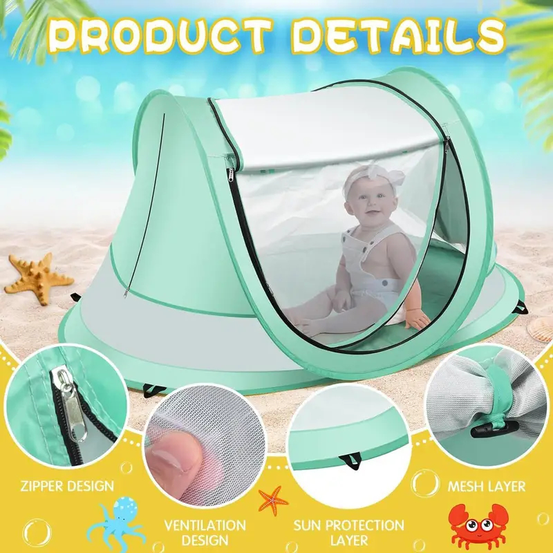 Toddler Beach Tent Outdoor Bab - Outdoor Camping Dome reseña y precio