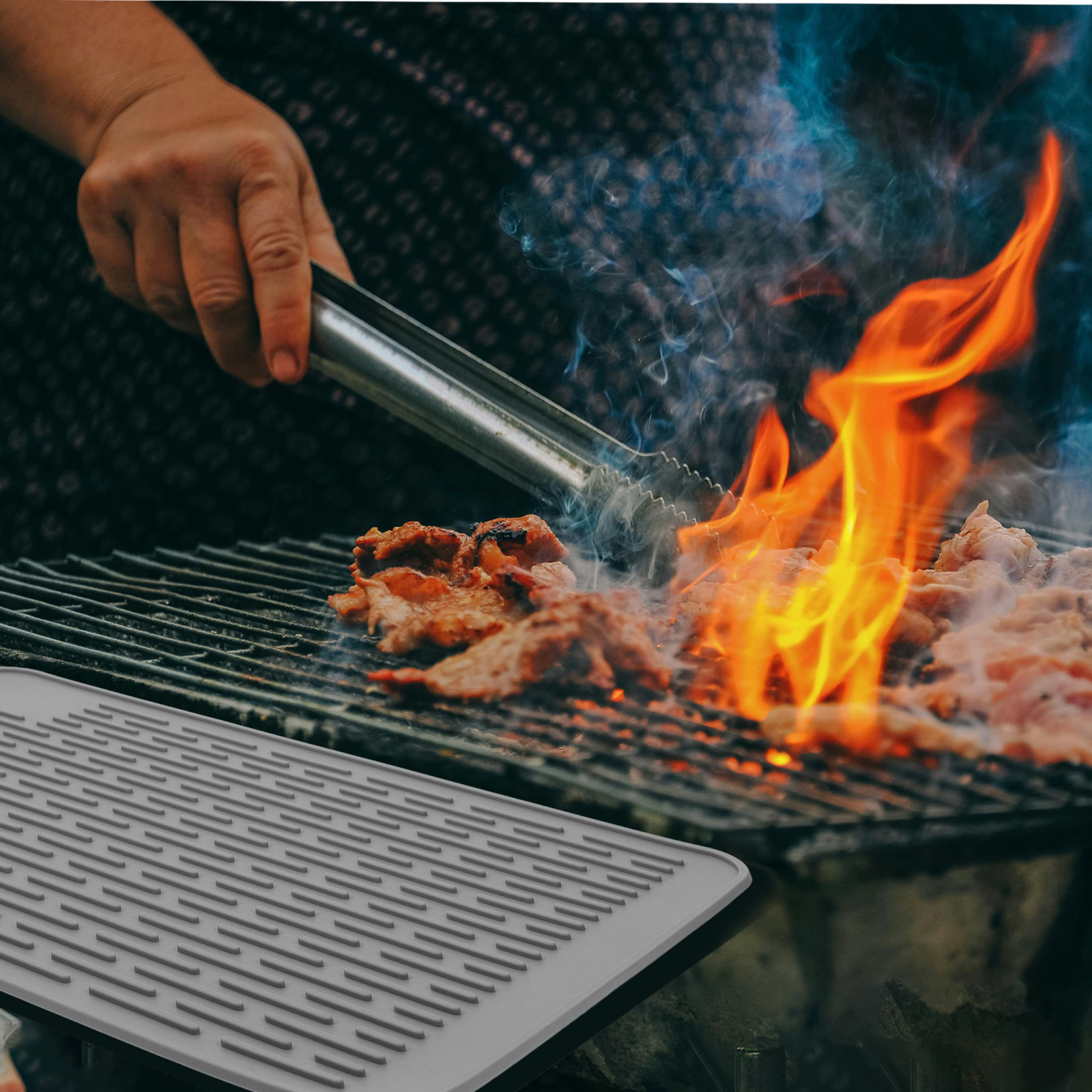 1pc Silicone Grill Mat Multipu - Outdoor Gas Stove reseña y precio