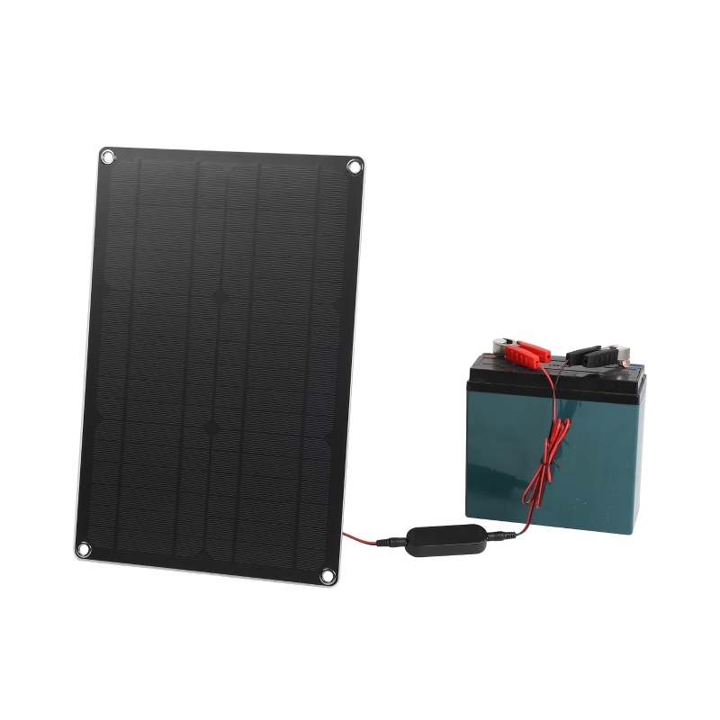 20W Solar Battery Trickle Char - Outdoor Camping Kit reseña y precio