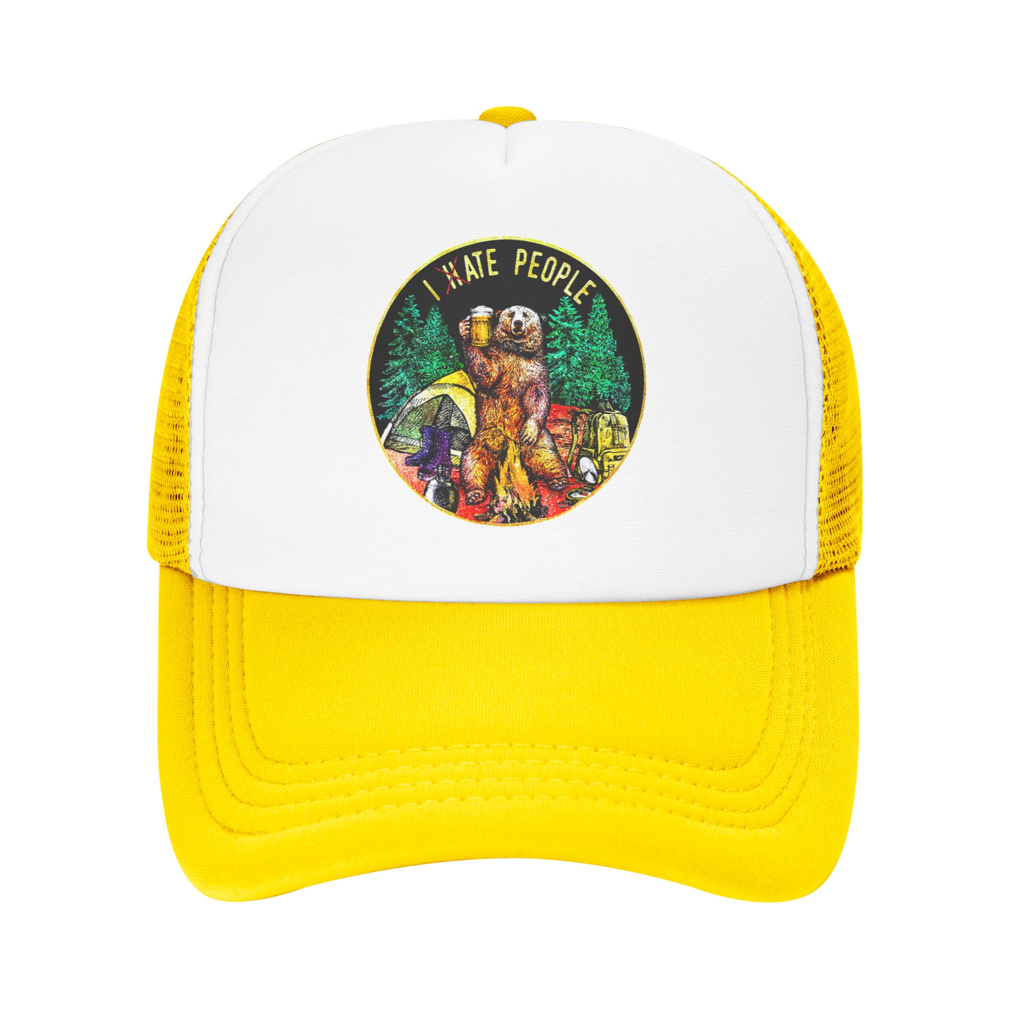 I Hate People Bear Camping Bas - Outdoor Camping Hat reseña y precio