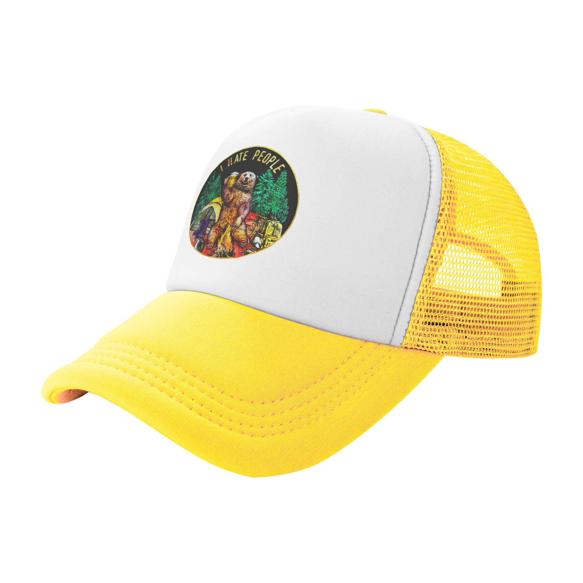 I Hate People Bear Camping Bas - Outdoor Camping Hat reseña y precio