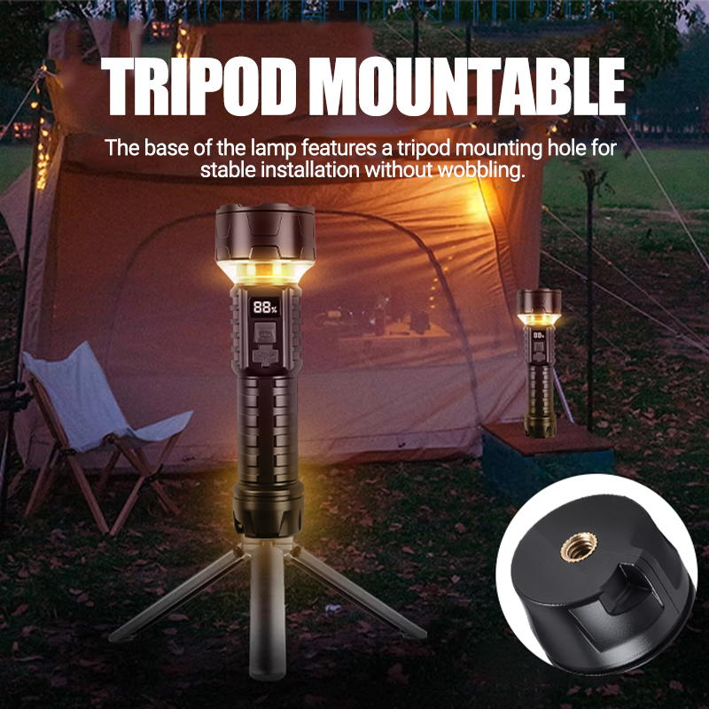 COB LED Flashlight Rechargeabl - Outdoor Camping Adventure reseña y precio
