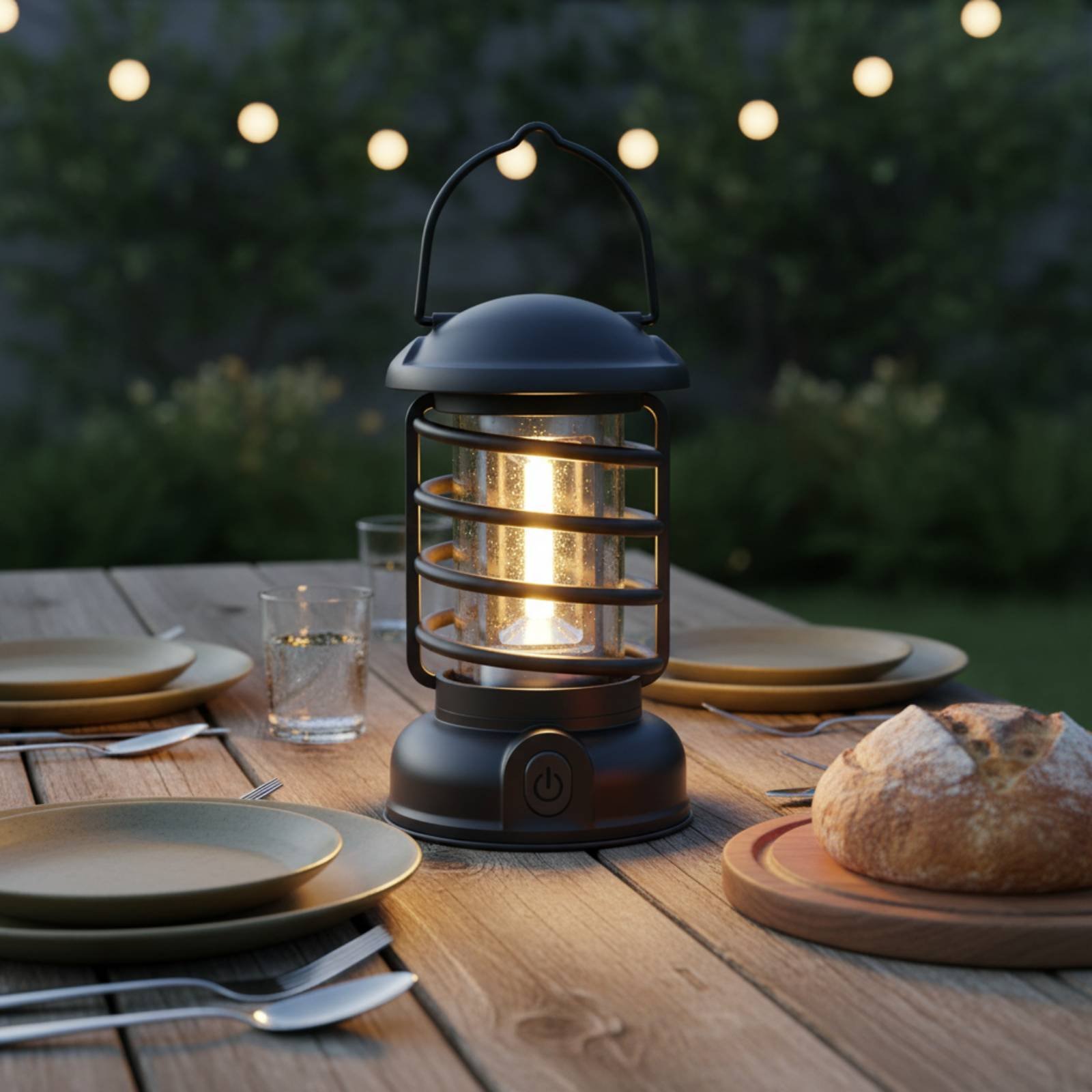 Retro Camping Lantern Two-Way  - Battery Outdoor Camping reseña y precio