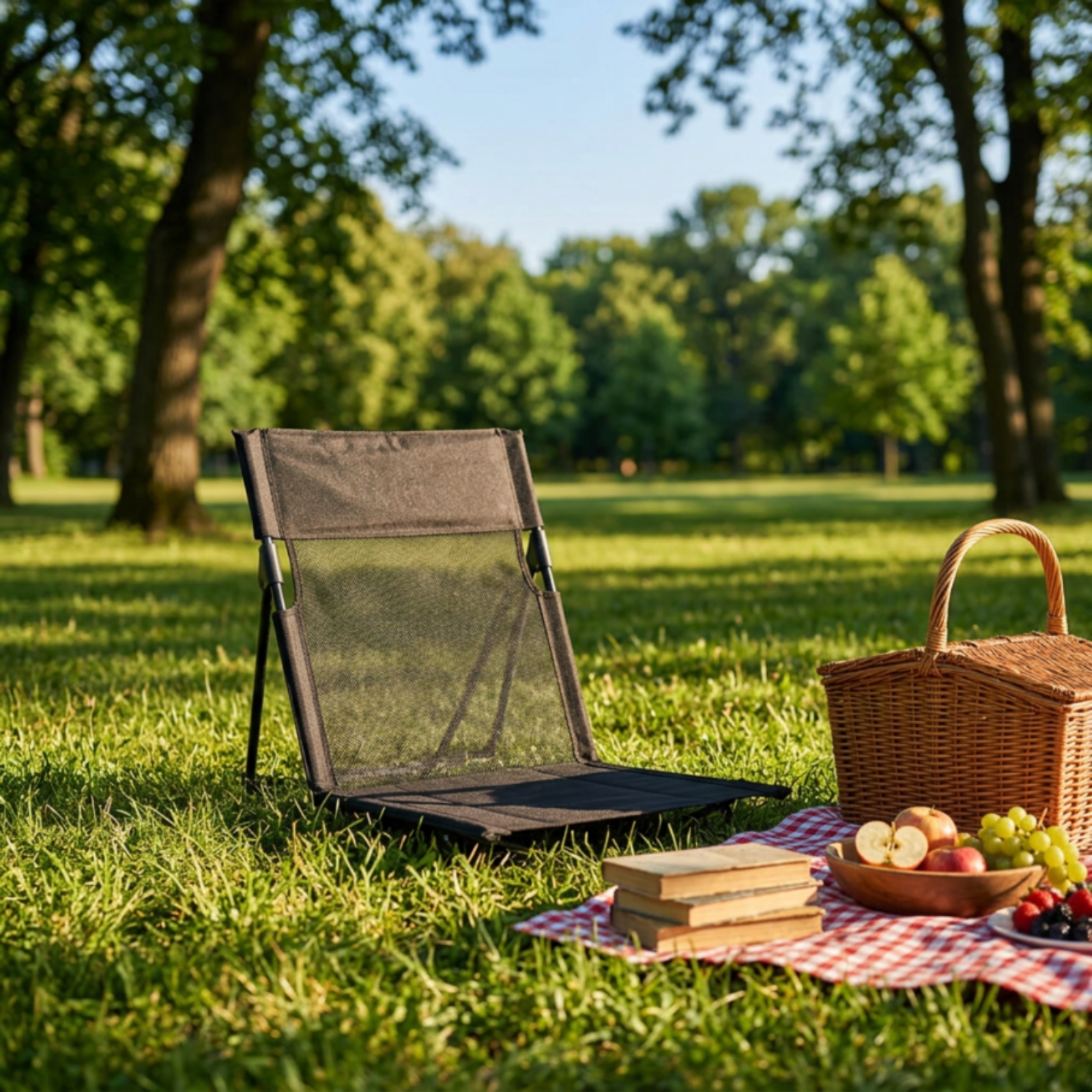 Foldable Ground Chair Low-to-t - Outdoor Camping Recliner reseña y precio