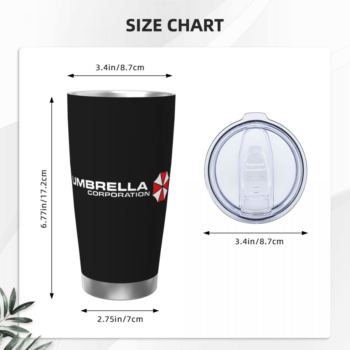 Umbrella Corporation Tumbler V - Vacuum Insulated Flask reseña y precio