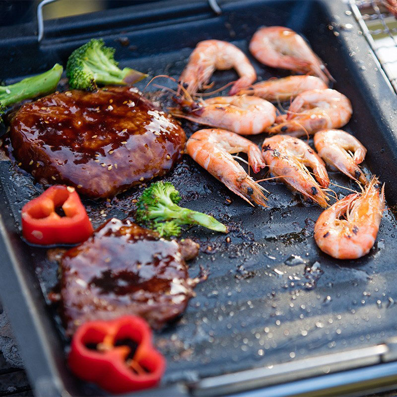 Outdoors Thick Square Grill Pa - Outdoor Camping Cooking Set reseña y precio