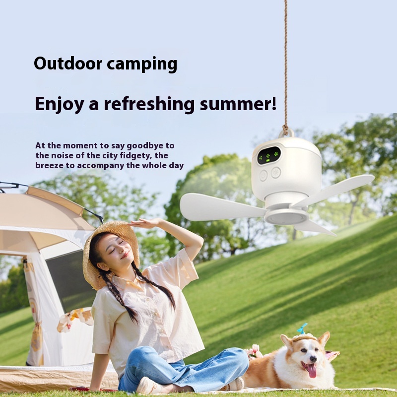 USB Rechargeable Wireless Remo - Outdoor Camping Fan reseña y precio