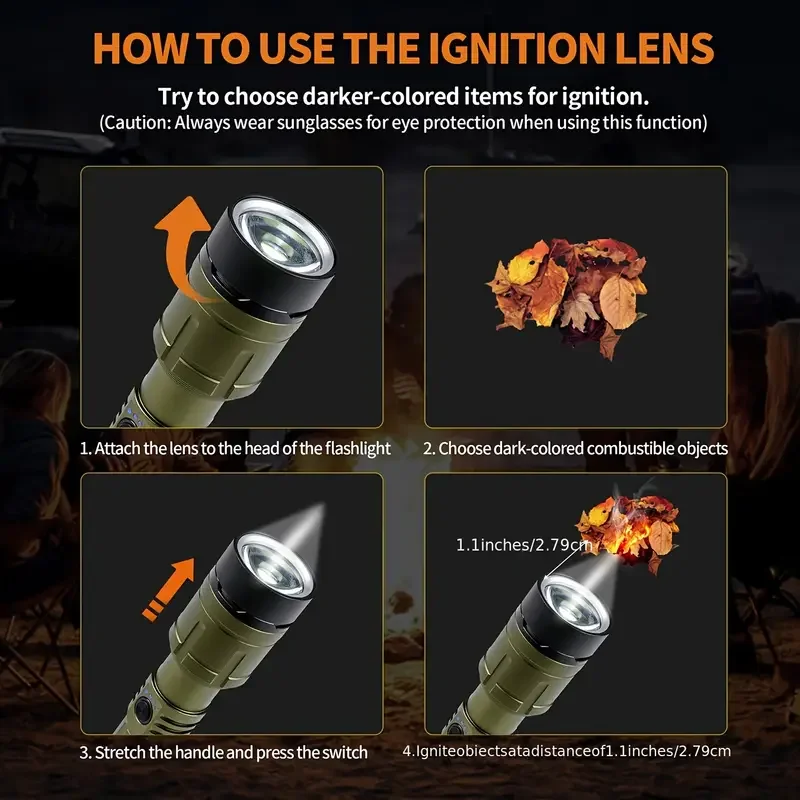Flashlight Lighter & Power Ban - Battery Outdoor Camping reseña y precio