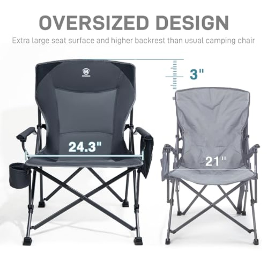 Oversized Folding Camping Chai - Camping Quad reseña y precio